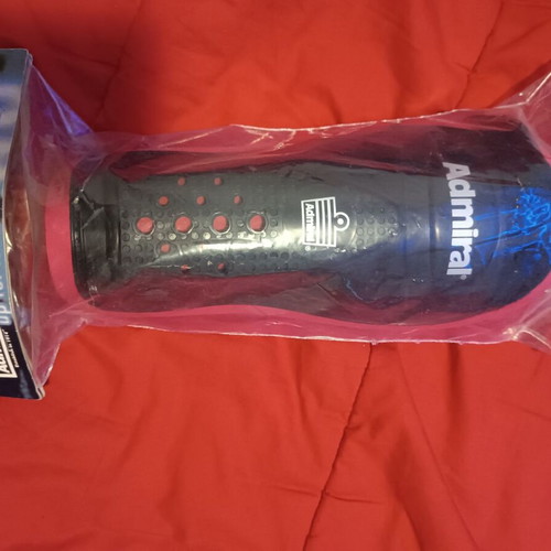 Football shin guards new, size large