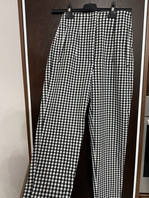 Zara checked pants size XS