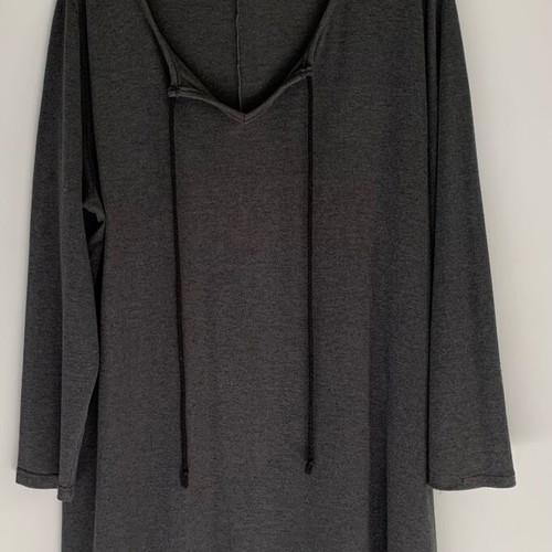 Blouse-dress used, dark gray, size X-XL