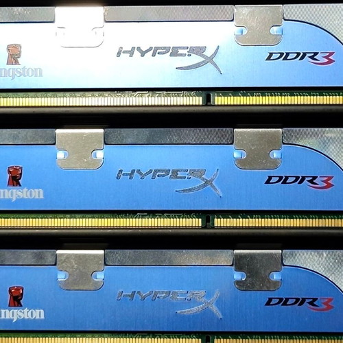 Kingston KHX12800D3K3/3GX DDR3 HyperX 3GB Triple Channel Kit like new