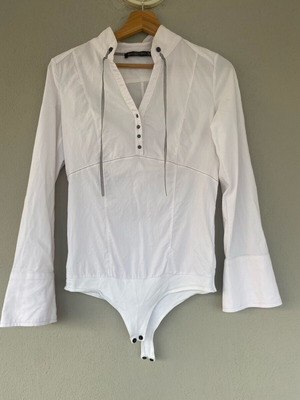 Κορμάκι Attrattivo λευκό/κρεμ σαν καινούργιο, μέγεθος M