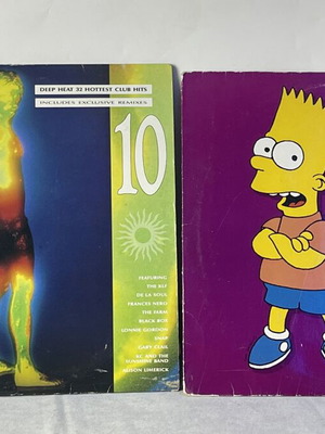 Deep Heat 10: The Awakening (2LP) & The Simpsons Do The Bartman Vinyl Bundle used