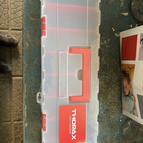 Tobacco Box new with 8 compartments and transparent lid