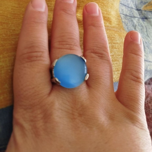 Blue ring used, large size