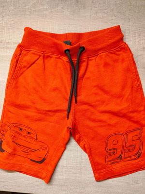 McQueen Makó Bermuda shorts like new, orange, boys 3-4 years