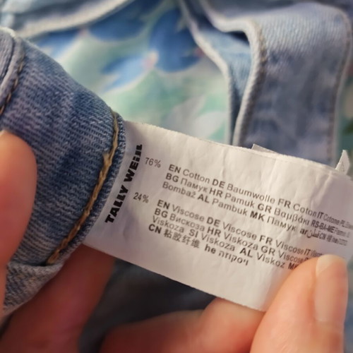 Jean Salopette Shorts like new, blue, size S