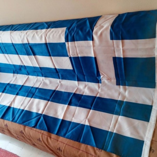 Greek flag like new, size 1.55×1.00 m
