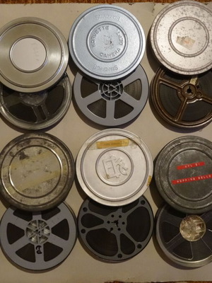 Standard 8mm ταινίες silent μεταχειρισμένες, πακέτο 10, ασπρόμαυρες κωμωδία ντοκιμαντέρ κινούμενα σχέδια
