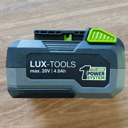 LUX Lawn Mower Set with 4.0Ah Battery and Fast Charger like new