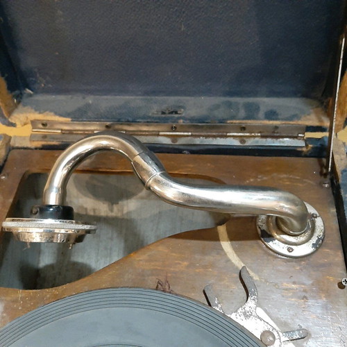 Antique Gramophone used 1920-30 with visible signs of wear