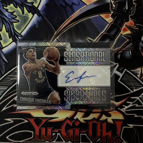 Enrique Freeman Rookie Auto Numbered /25 Panini Prizm Indiana Pacers