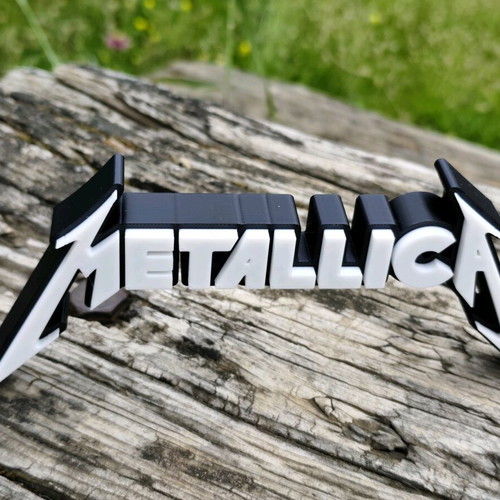 Metallica Logo Stand 3D printed new decorative item