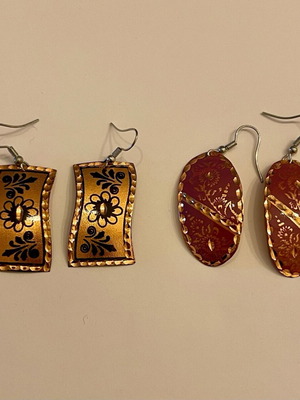 Earrings two pairs from Constantinople like new