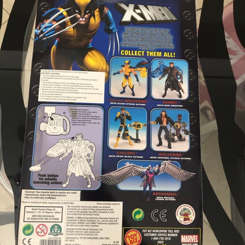Gambit figure X-Men 2004 Marvel Legends new sealed super-poseable