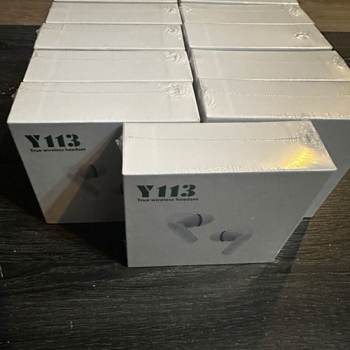 Y113 TWS Mini Wireless Earbuds new with charging case