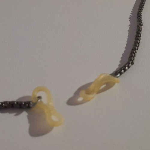 Glasses chain like new, black