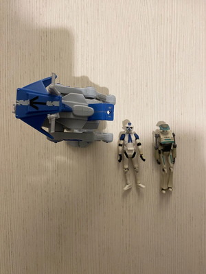Star Wars 501st Legion Eith Arf Trooper & Tx-21 vehicle used with 2 figures
