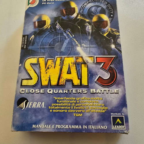 Swat 3 PC game big box 2001 like new