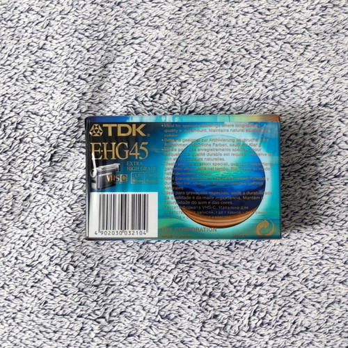 TDK VHS-C E-HG 45 Extra High Grade video camera cassette new
