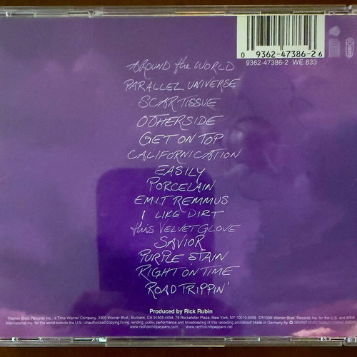 Red Hot Chili Peppers Californication CD като нов, рок