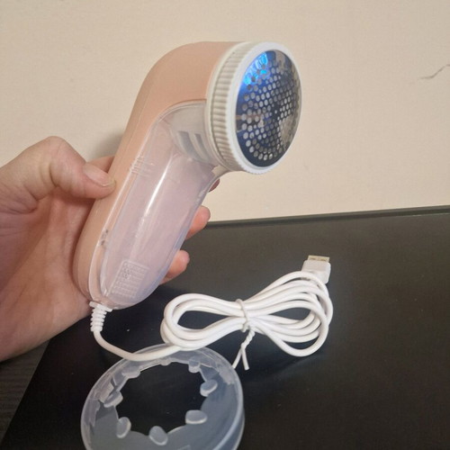 Lint remover device USB new, pink