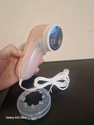 Устройство за почистване на мъх USB ново, розово