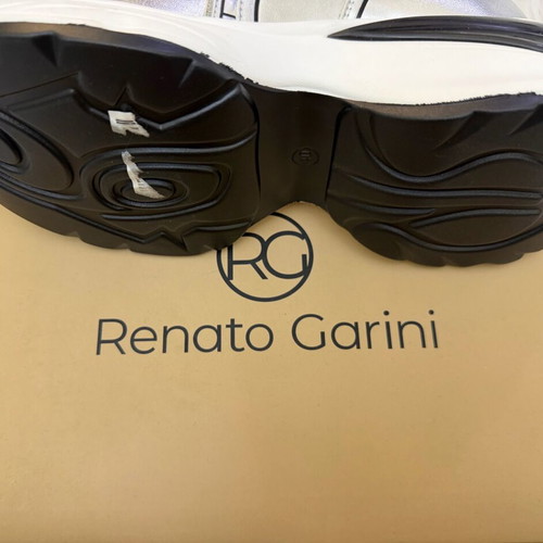 Renato Garini Women's Chunky Sneakers Silver New