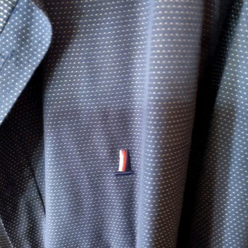 Poli Gianni men's shirt like new, black with polka dot design