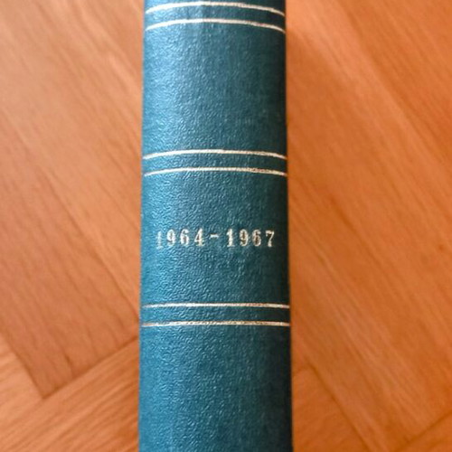 Ydrochoos magazine 1964-1967 like new, 1 rare bound book