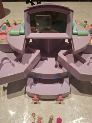 Polly Pocket Pullout Playhouse vintage σετ παιχνιδιού του 1991 με 4 φιγούρες