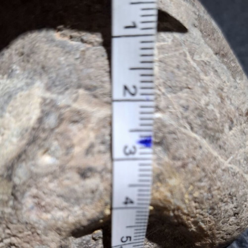 Thunderegg Agate half nodule polished, like new, 11.5 cm