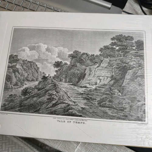 Engravings Ruins of the Temple of Corinth and Vale of Tempe new