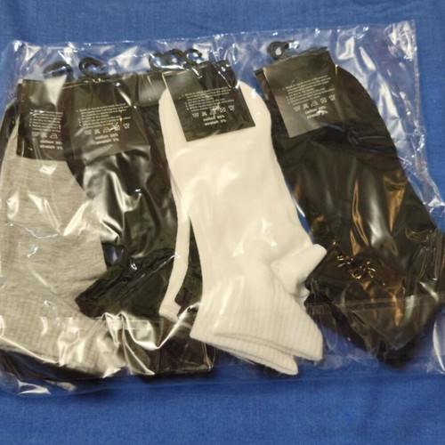 Unisex cotton socks pack of 12 size 41-46 new