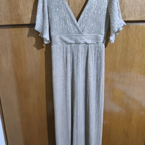 Ancient Greek evening dress with gold thread new, gold color