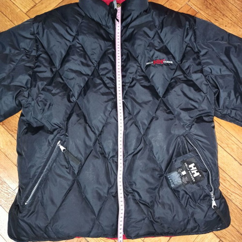 Helly Hansen women's winter jacket used, size XL, black and red