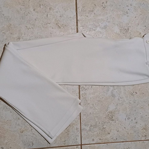 White pants used, size XS