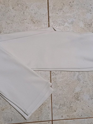 White pants used, size XS