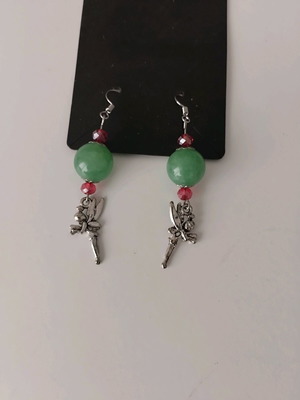 Fairy earrings new handmade with aventurine