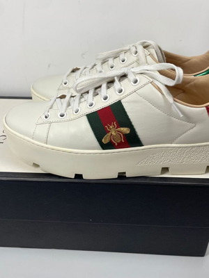 Gucci Ace sneakers like new, white, size 38.5 (real 39)