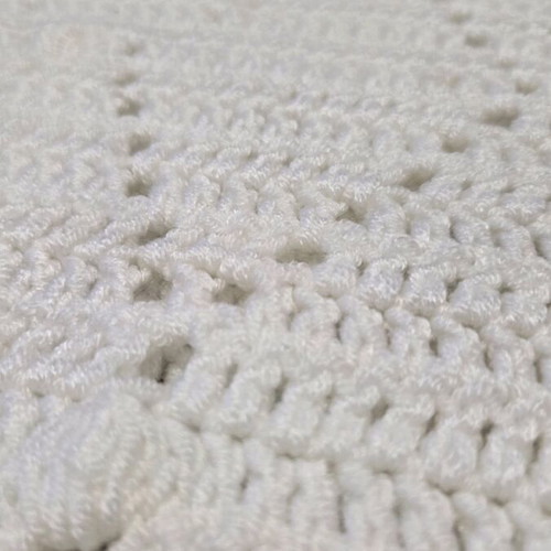 Baby blanket new, hand-knitted