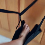 Foot hammock with adjustable strap, new