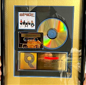 SPICE GIRLS / RIAA GOLD SALES AWARD / SAY YOU LL BE THERE (CD SINGLE) 1997