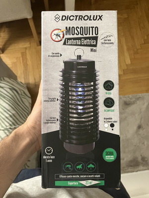 Φανάρι ηλεκτρικό για κουνούπια, με πρίζα, αχρησιμοποίητο