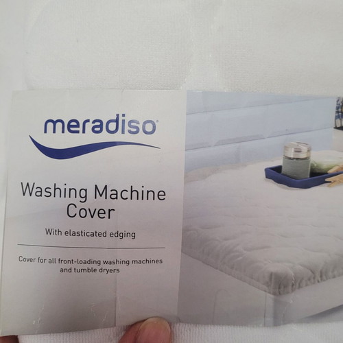 Washing machine cover, white, new