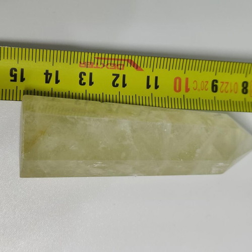 Yellow Fluorite Crystal Obelisk Tower like new