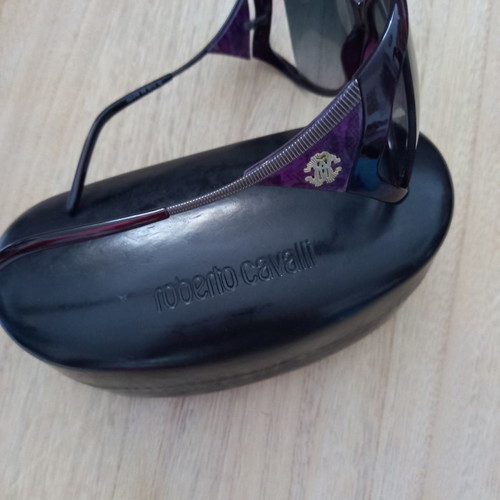 Roberto Cavalli women's sunglasses used, dark purple