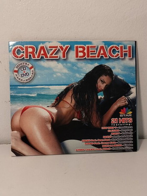 Crazy Beach 2013 Audio CD και DVD μεταχειρισμένη καλοκαιρινή χορευτική συλλογή