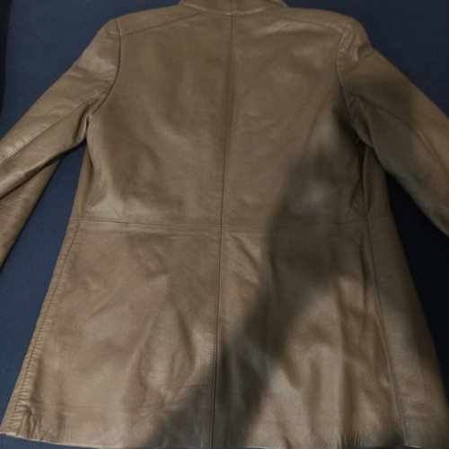 Leather jacket like new, oil color, size M