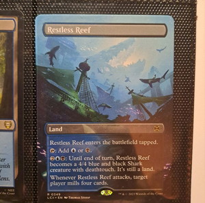 Restless Reef - Magic the gathering card