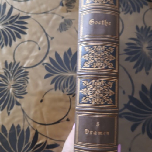 Goethe books used, 7 volumes, Leipzig editions 1850-1865